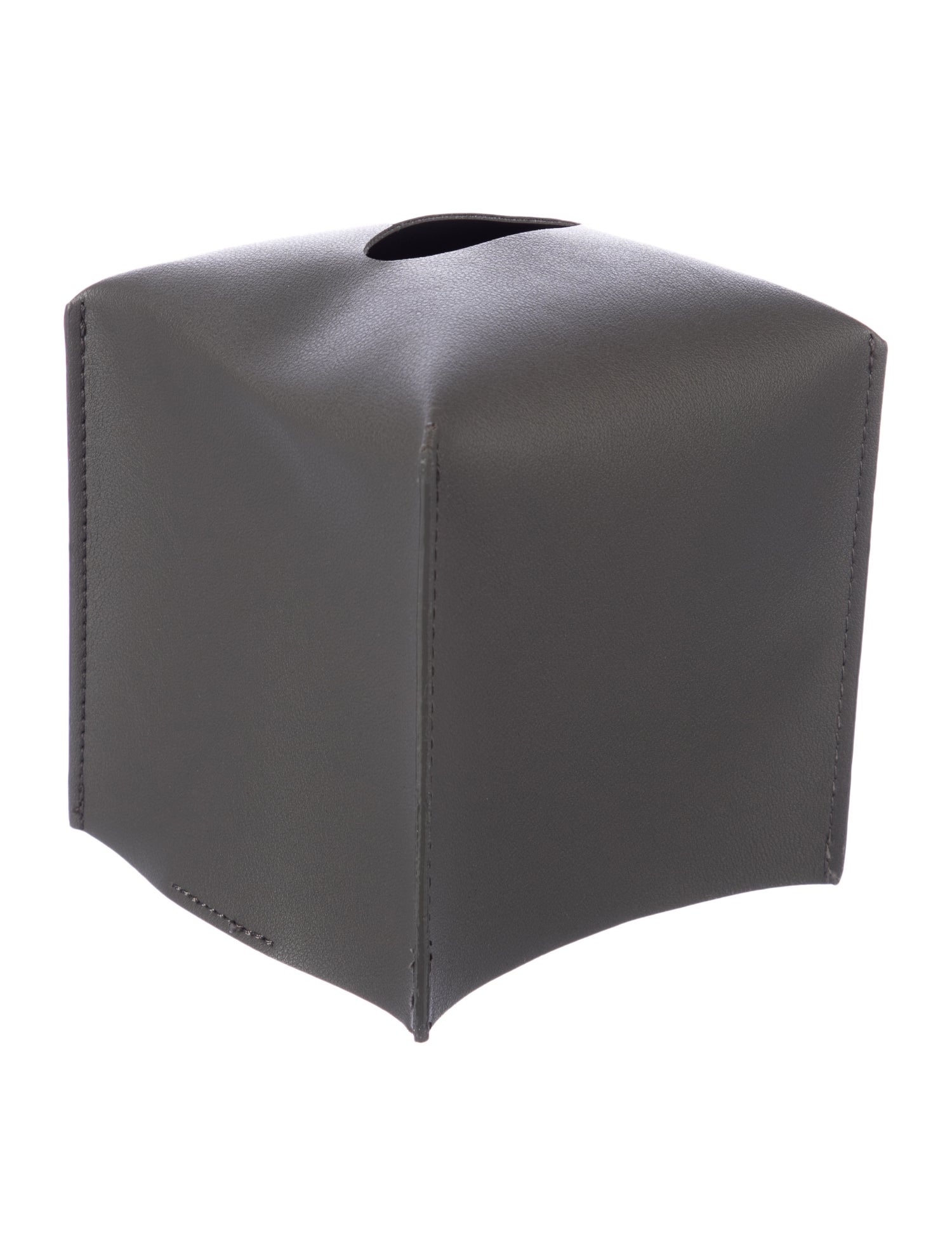 Nicole Sassaman Leather Tissue Box Cover
