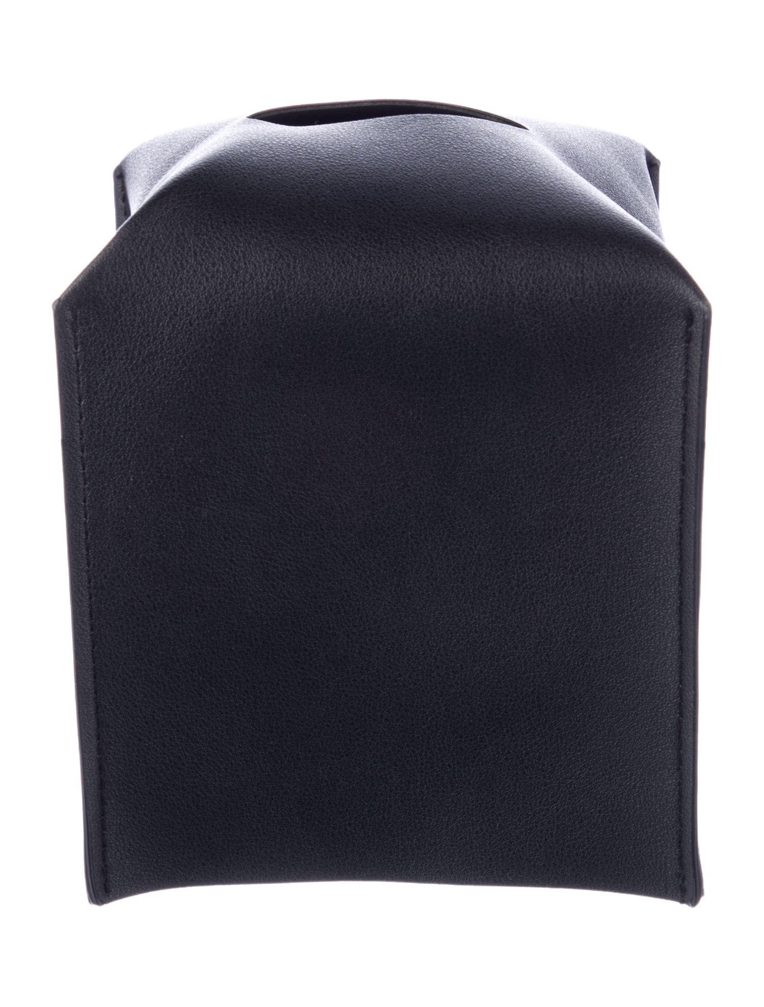 Nicole Sassaman Leather Tissue Box Cover