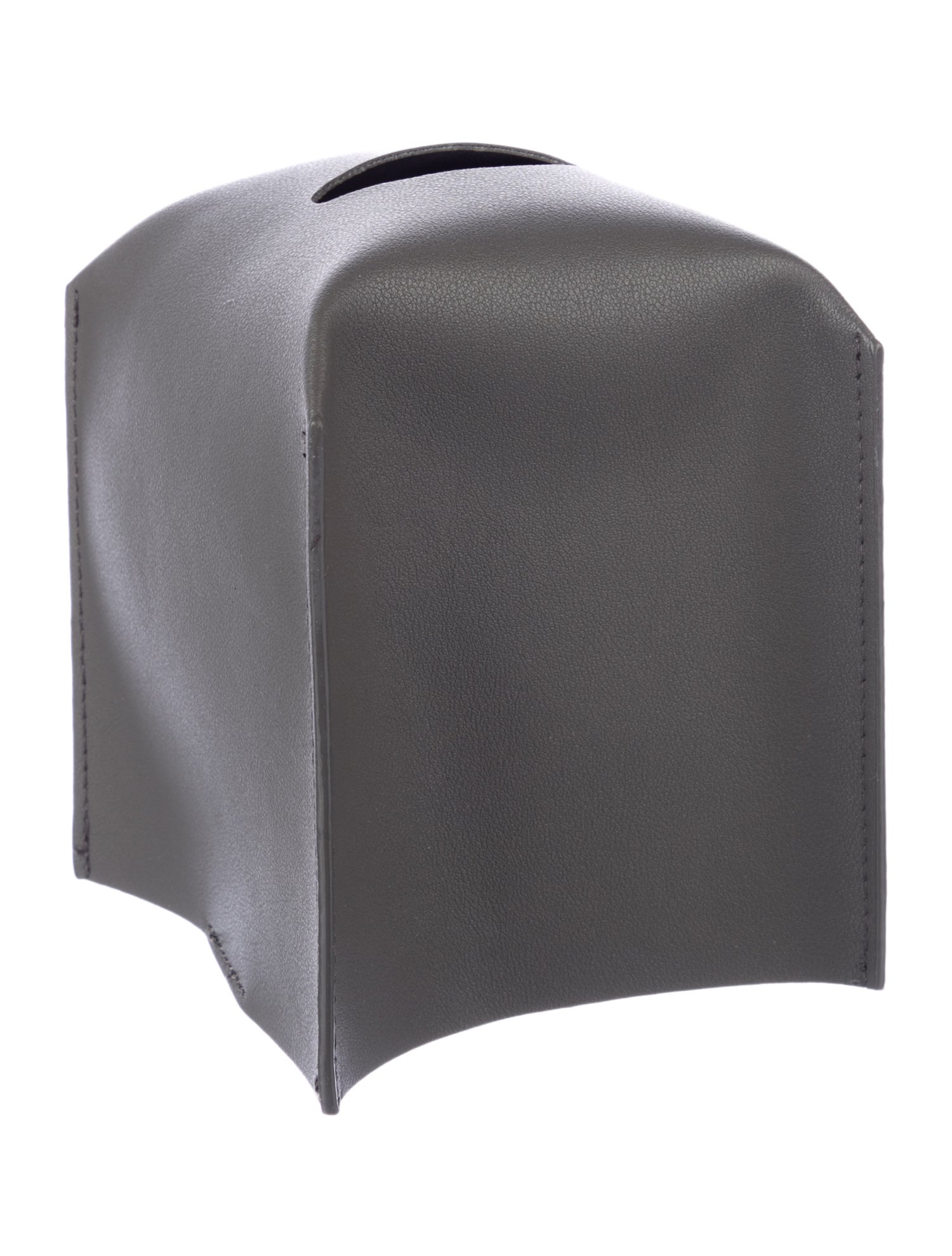 Nicole Sassaman Leather Tissue Box Cover