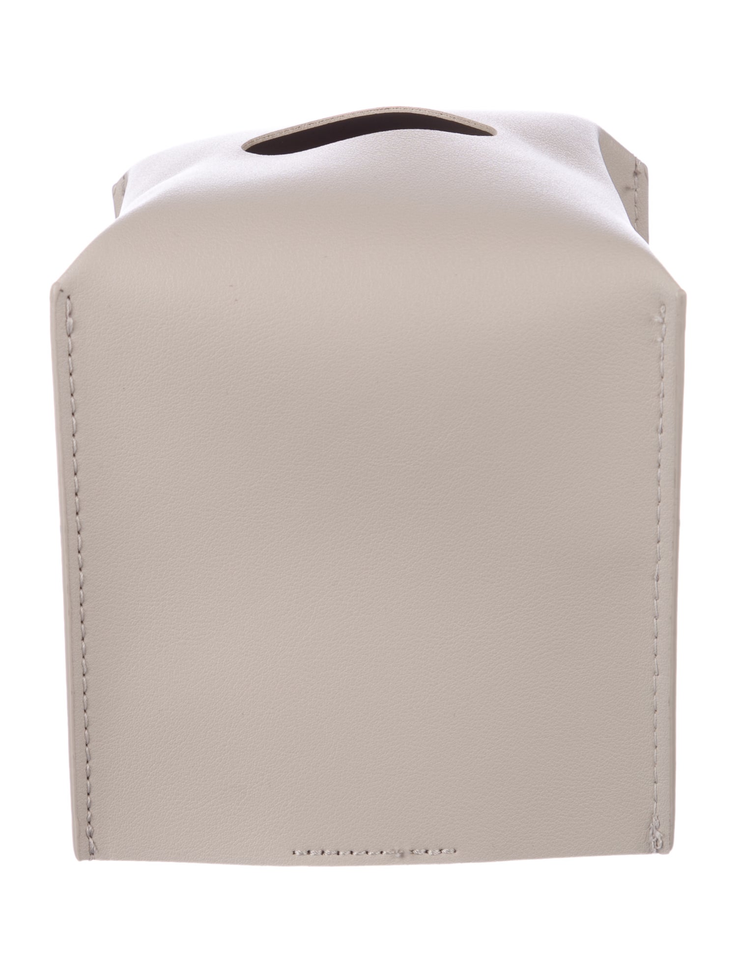 Nicole Sassaman Leather Tissue Box Cover