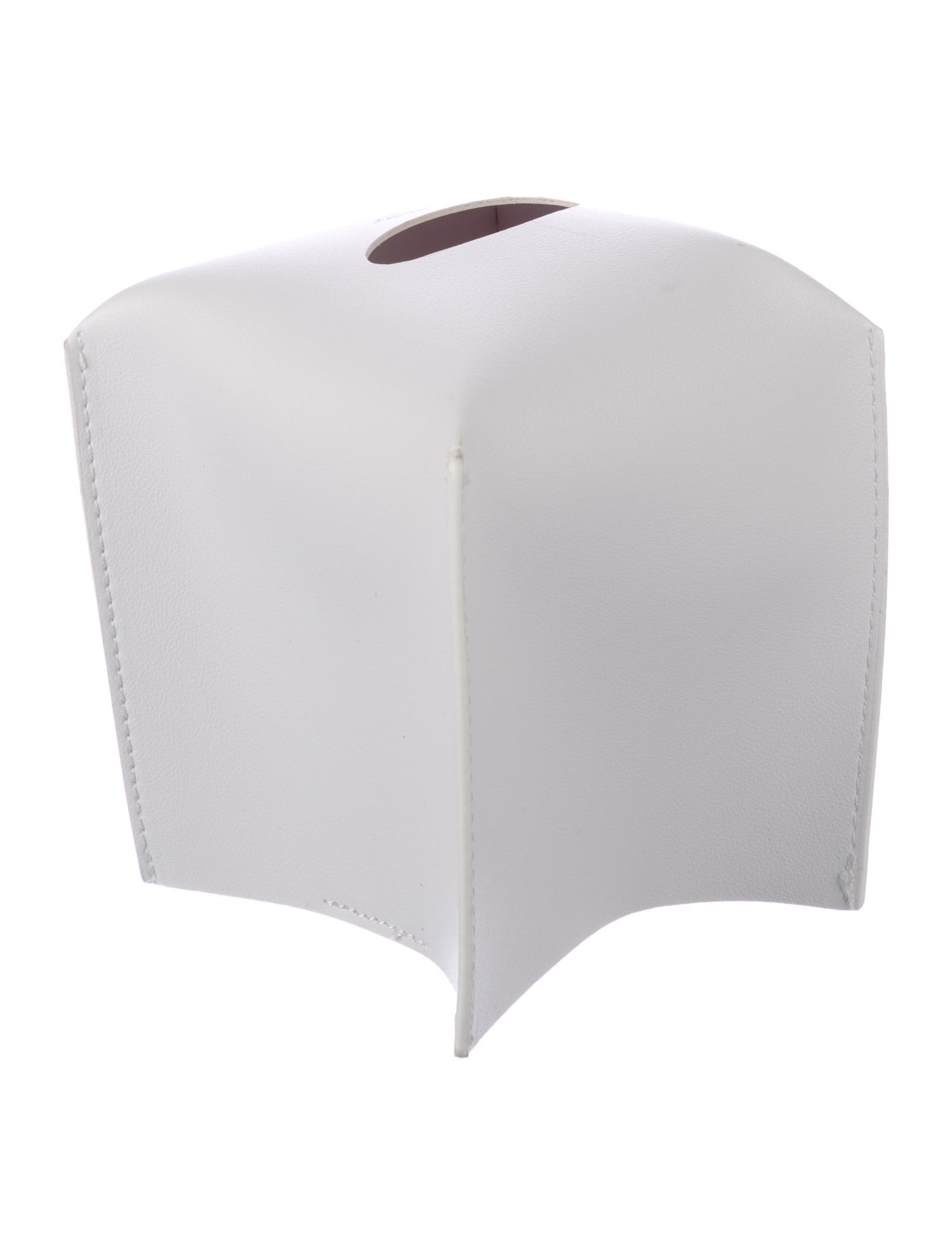 Nicole Sassaman Leather Tissue Box Cover