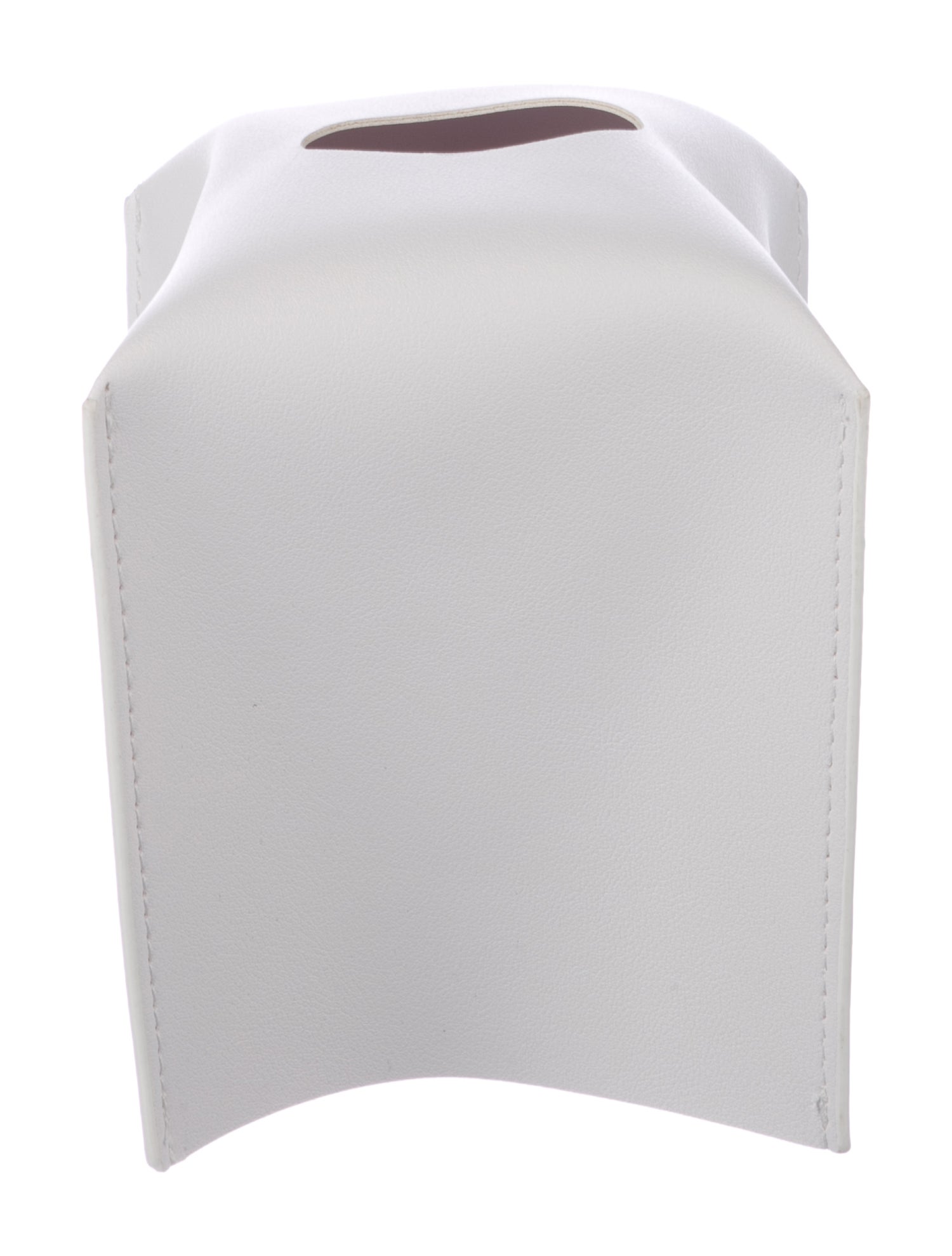 Nicole Sassaman Leather Tissue Box Cover