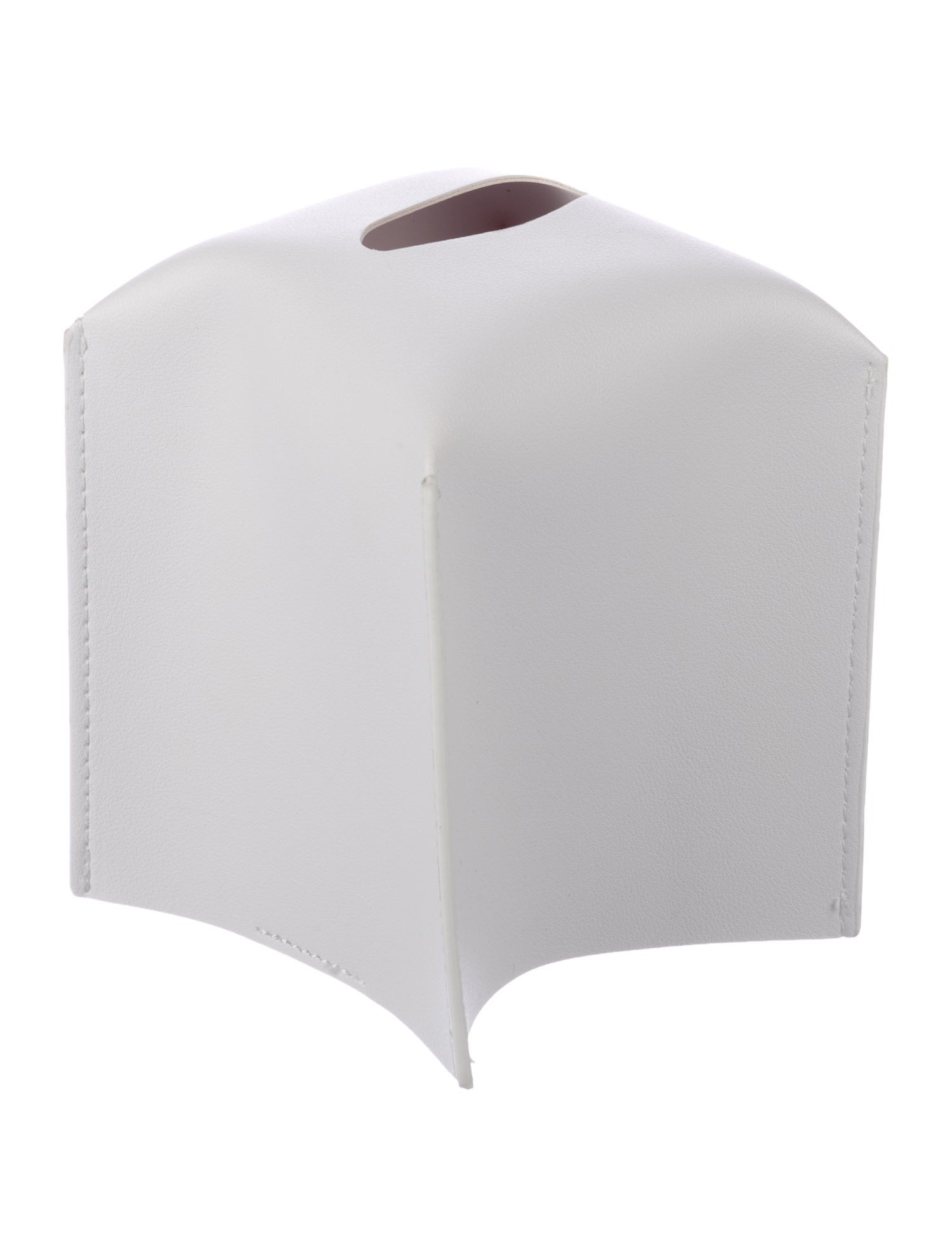 Nicole Sassaman Leather Tissue Box Cover