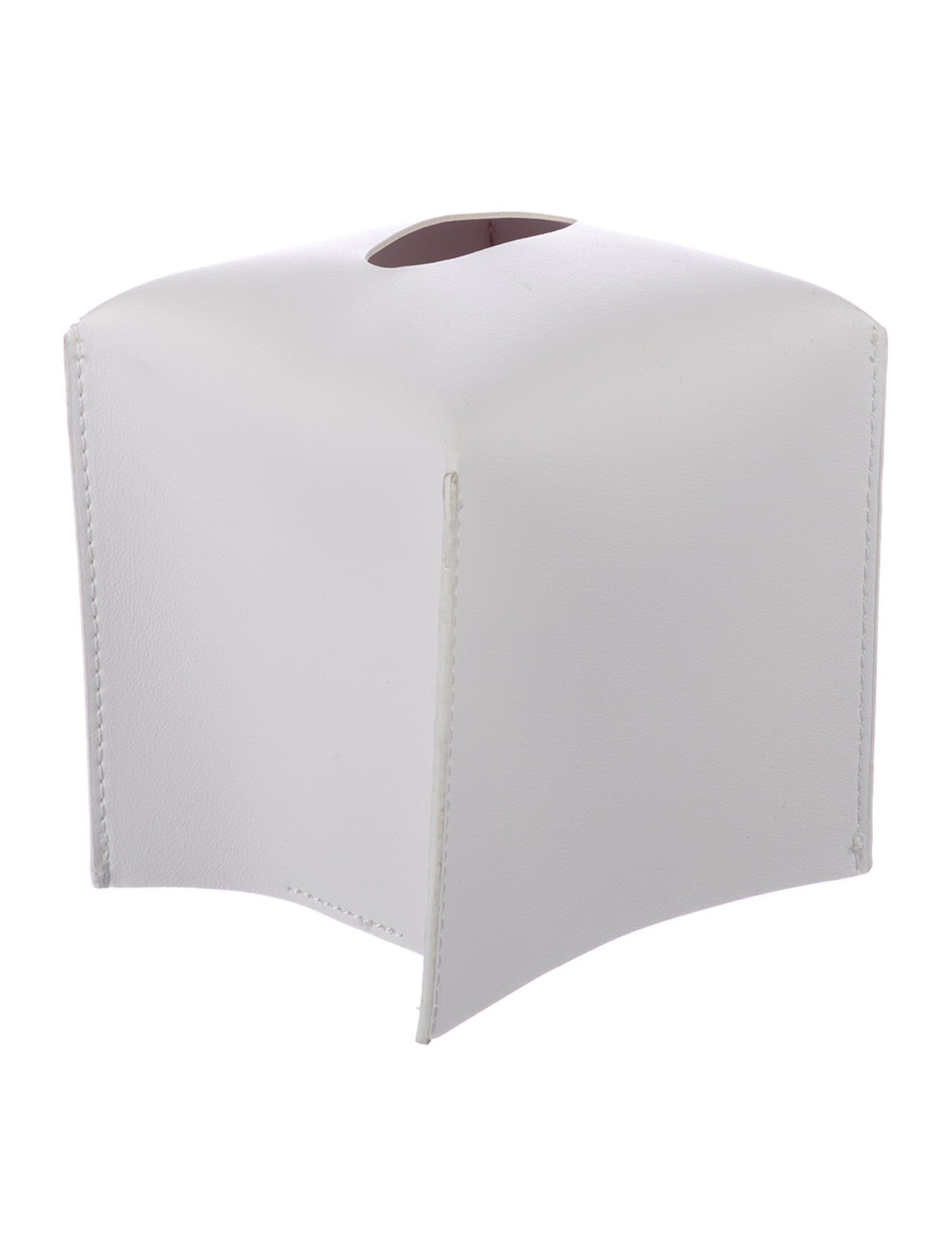 Nicole Sassaman Leather Tissue Box Cover