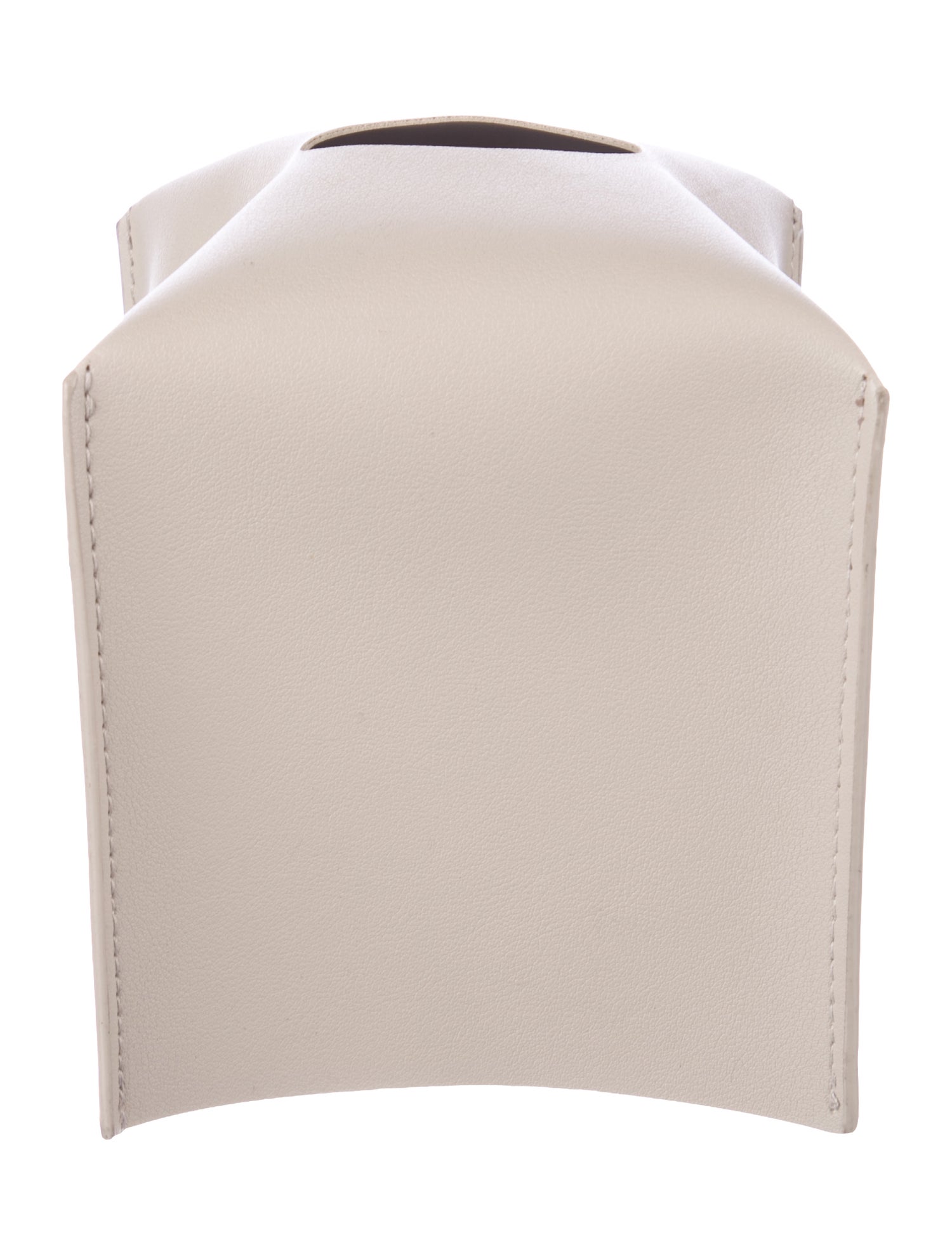 Nicole Sassaman Leather Tissue Box Cover