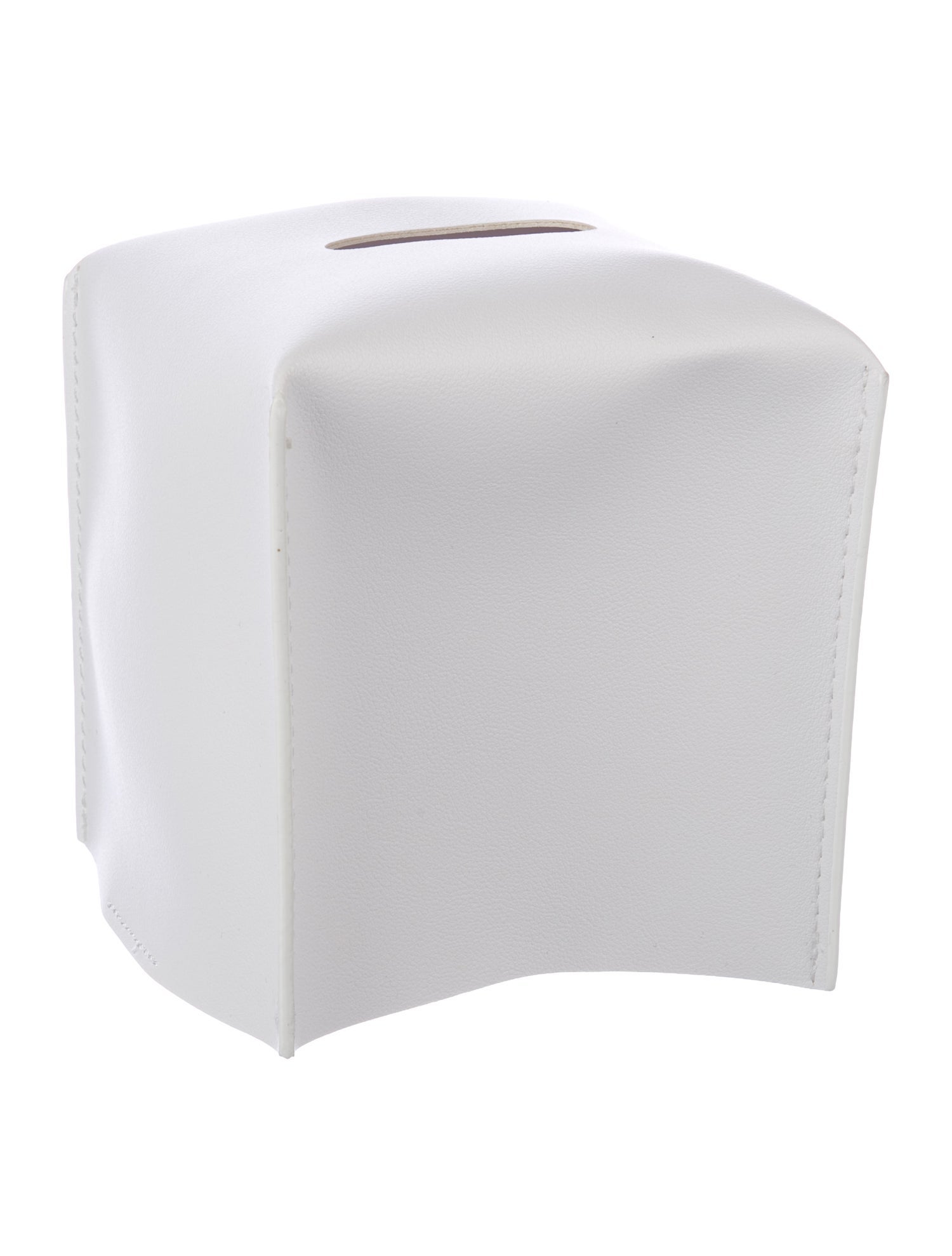 Nicole Sassaman Leather Tissue Box Cover