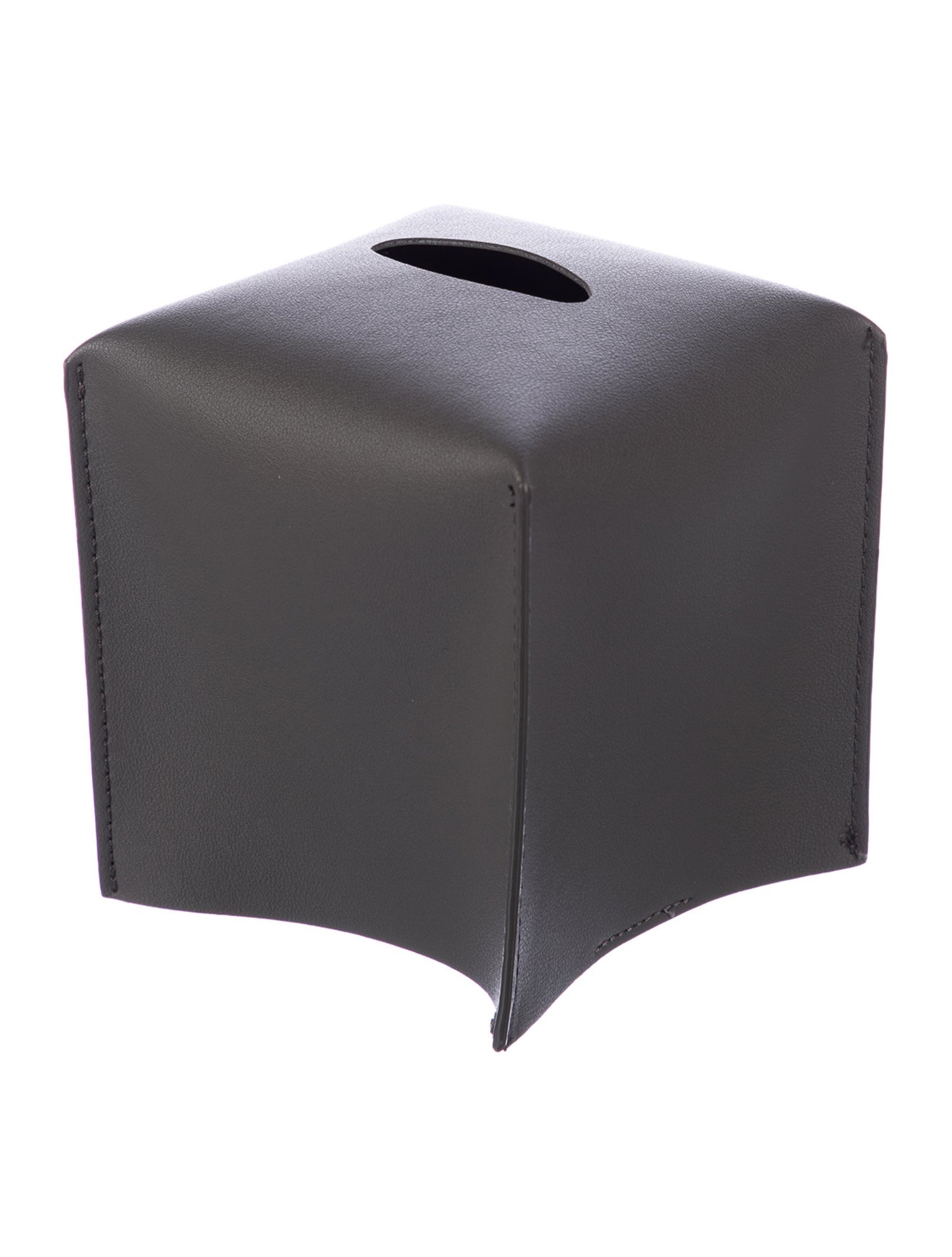 Nicole Sassaman Leather Tissue Box Cover