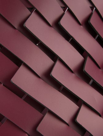 Nicole Sassaman Braided Leather Basket