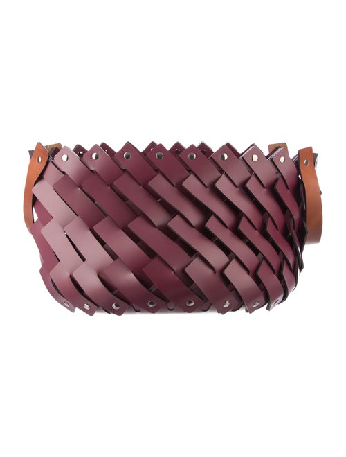 Nicole Sassaman Braided Leather Basket