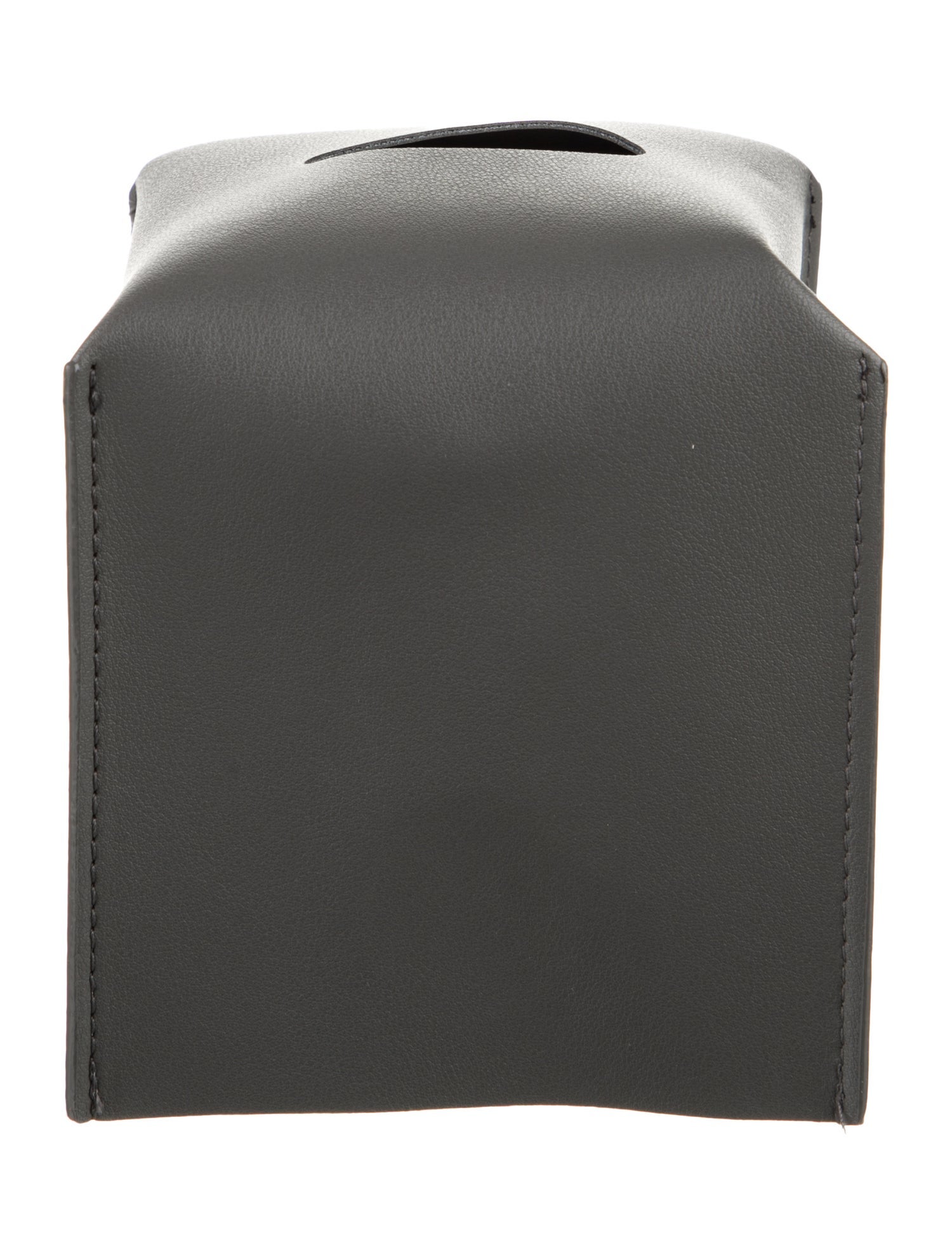 Nicole Sassaman Leather Tissue Box Cover