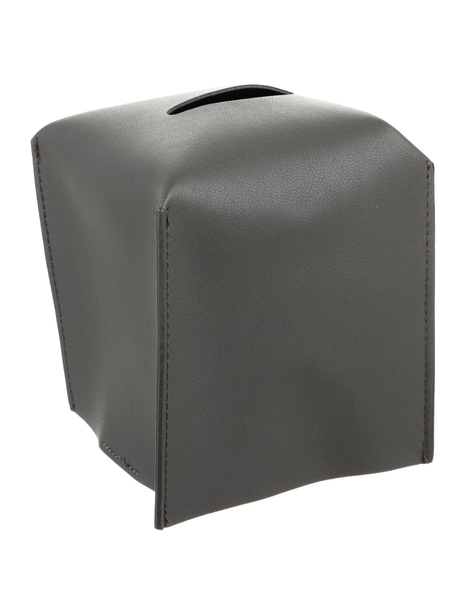 Nicole Sassaman Leather Tissue Box Cover