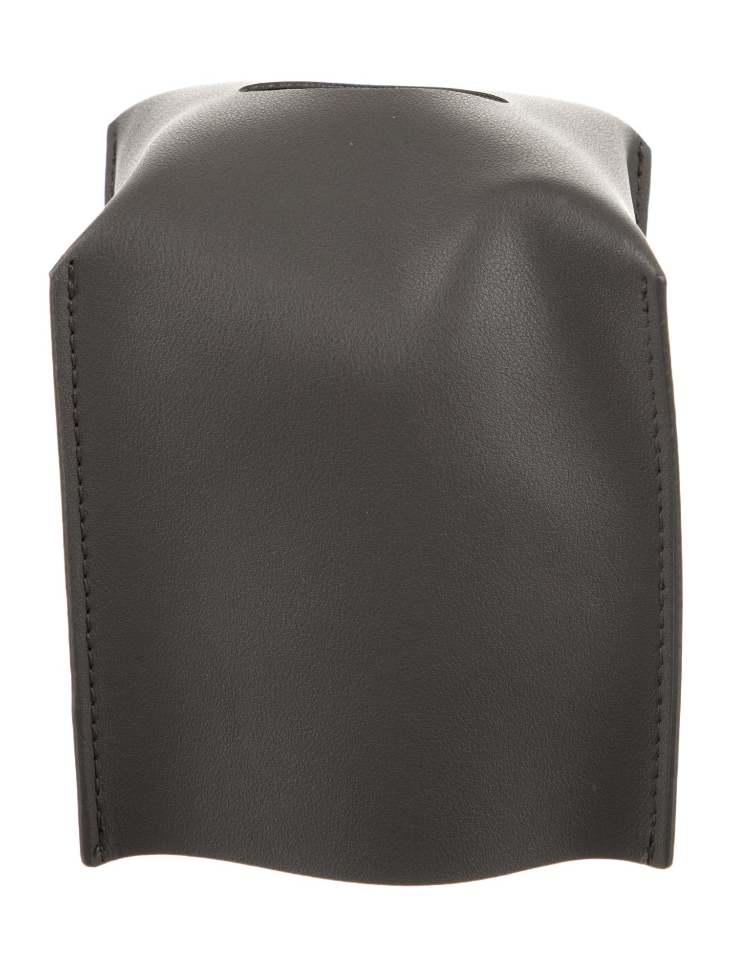 Nicole Sassaman Leather Tissue Box Cover