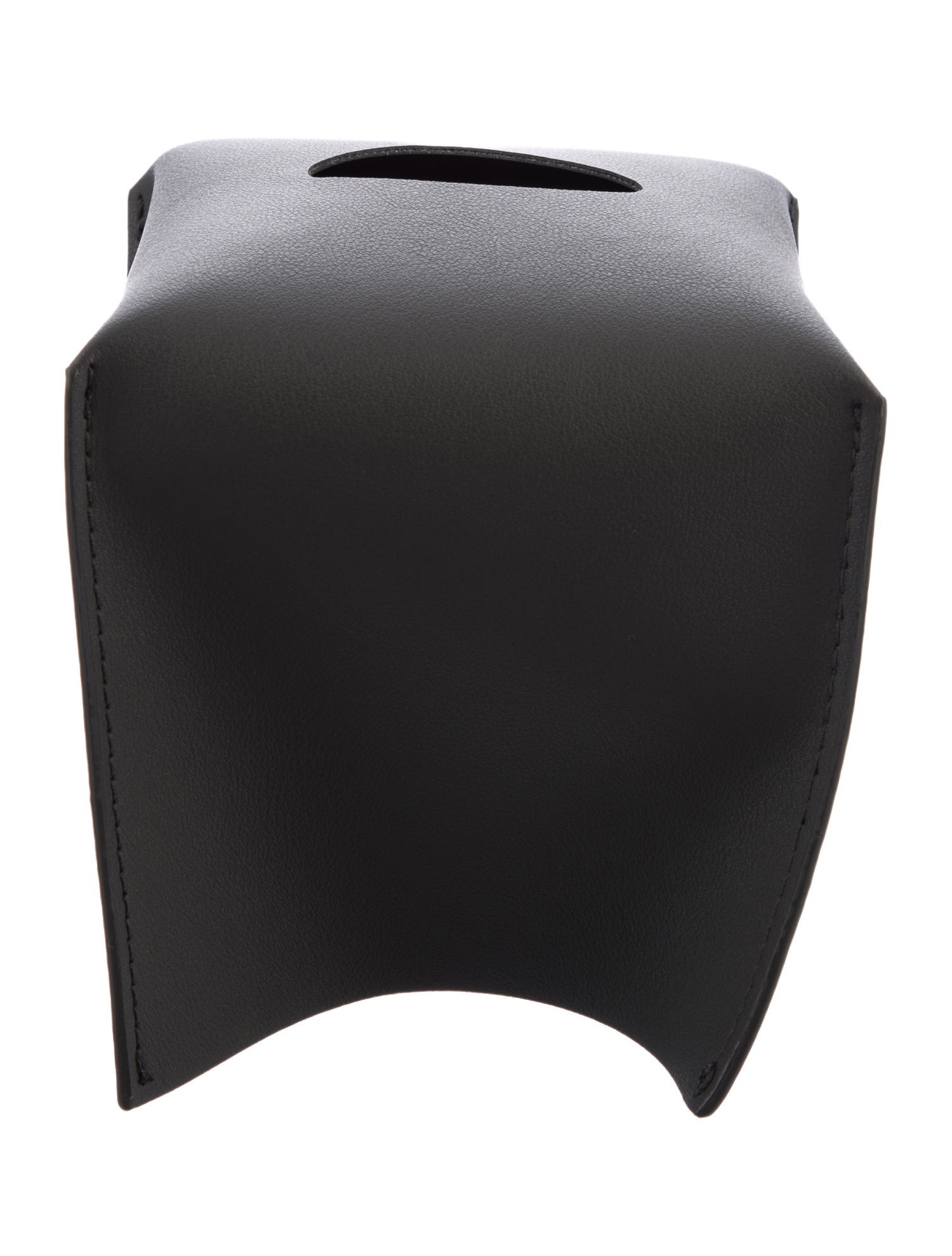 Nicole Sassaman Leather Tissue Box Cover