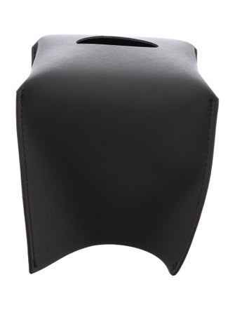 Nicole Sassaman Leather Tissue Box Cover