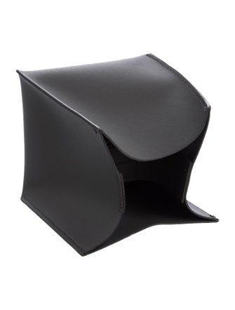 Nicole Sassaman Leather Tissue Box Cover