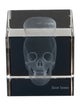 Nicole Sassaman Large skull cube paperweight