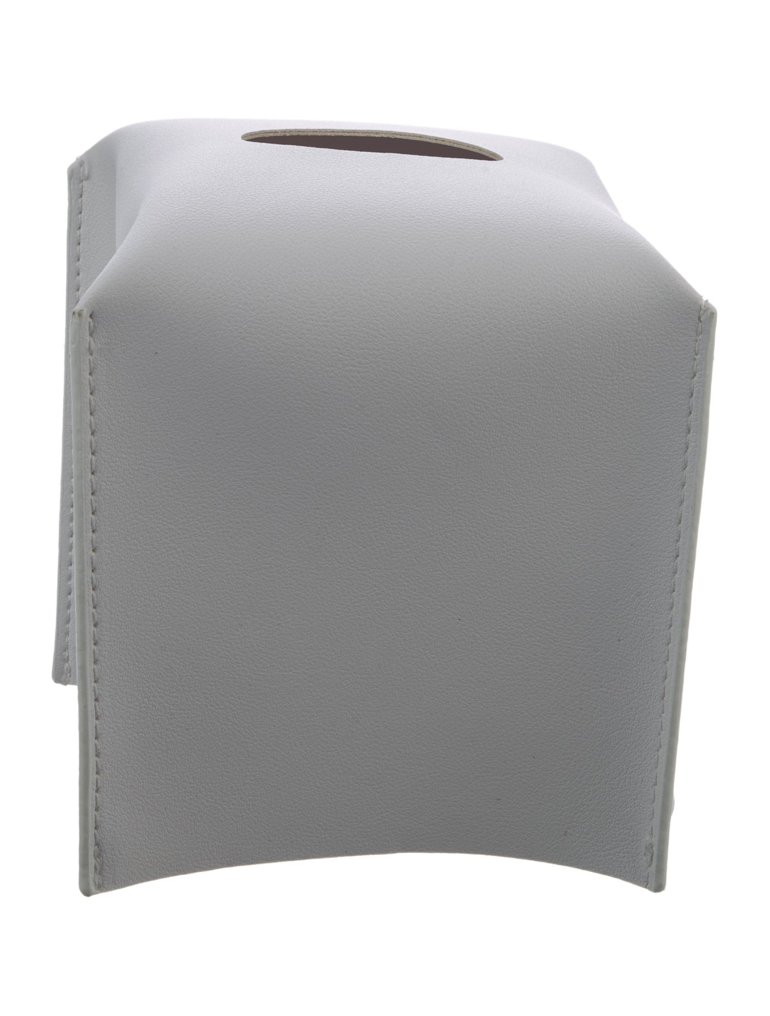 Nicole Sassaman Leather Tissue Box Cover