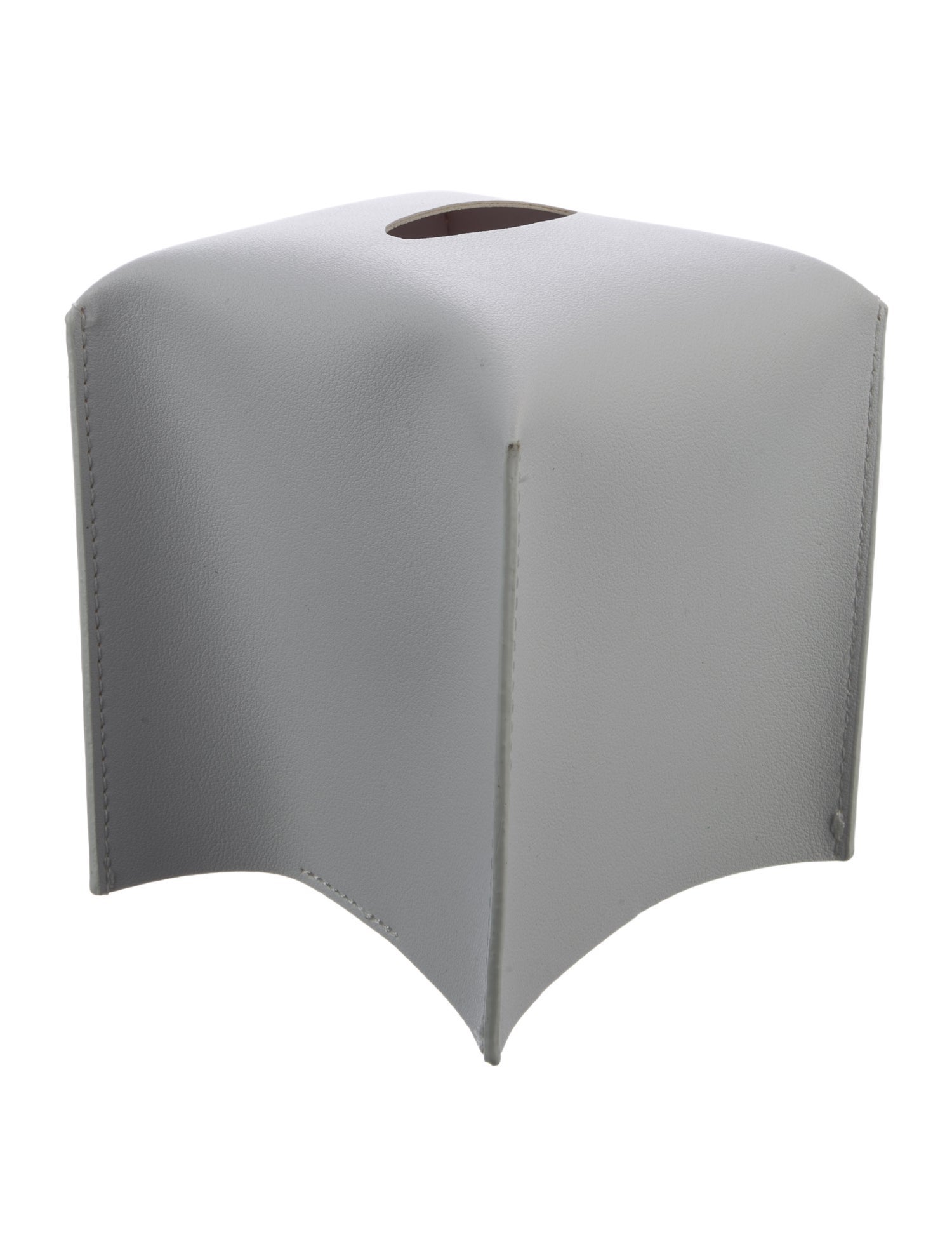 Nicole Sassaman Leather Tissue Box Cover