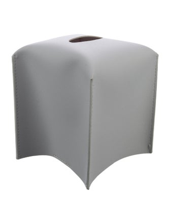 Nicole Sassaman Leather Tissue Box Cover