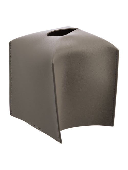 Nicole Sassaman Leather Tissue Box Cover
