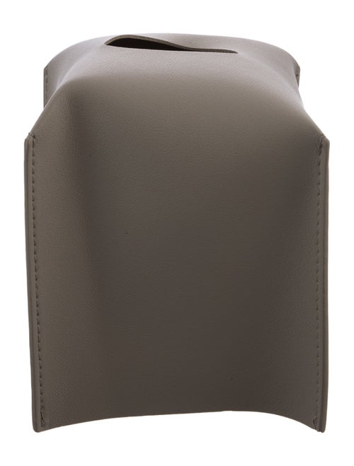 Nicole Sassaman Leather Tissue Box Cover