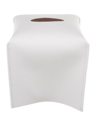 Nicole Sassaman Leather Tissue Box Cover