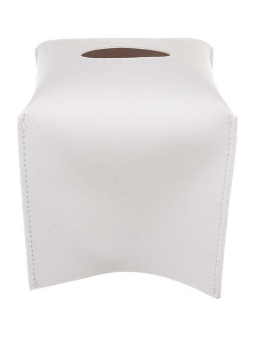 Nicole Sassaman Leather Tissue Box Cover
