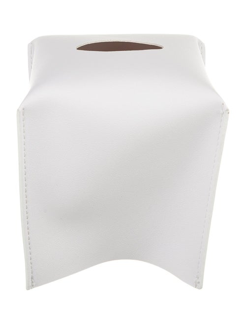 Nicole Sassaman Leather Tissue Box Cover