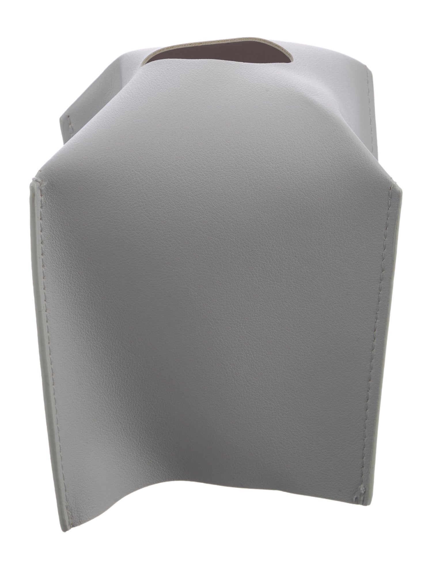 Nicole Sassaman Leather Tissue Box Cover