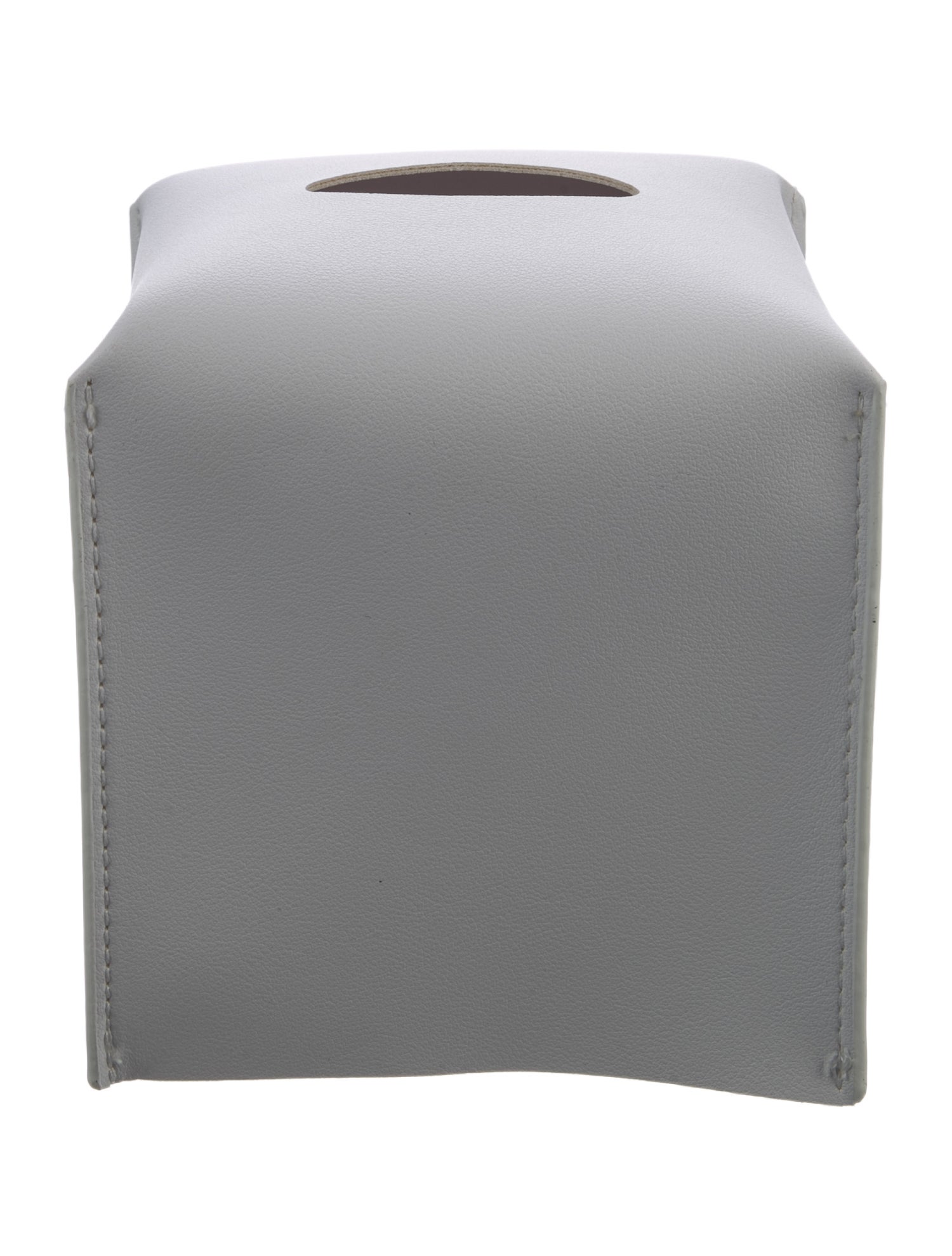 Nicole Sassaman Leather Tissue Box Cover