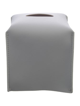 Nicole Sassaman Leather Tissue Box Cover