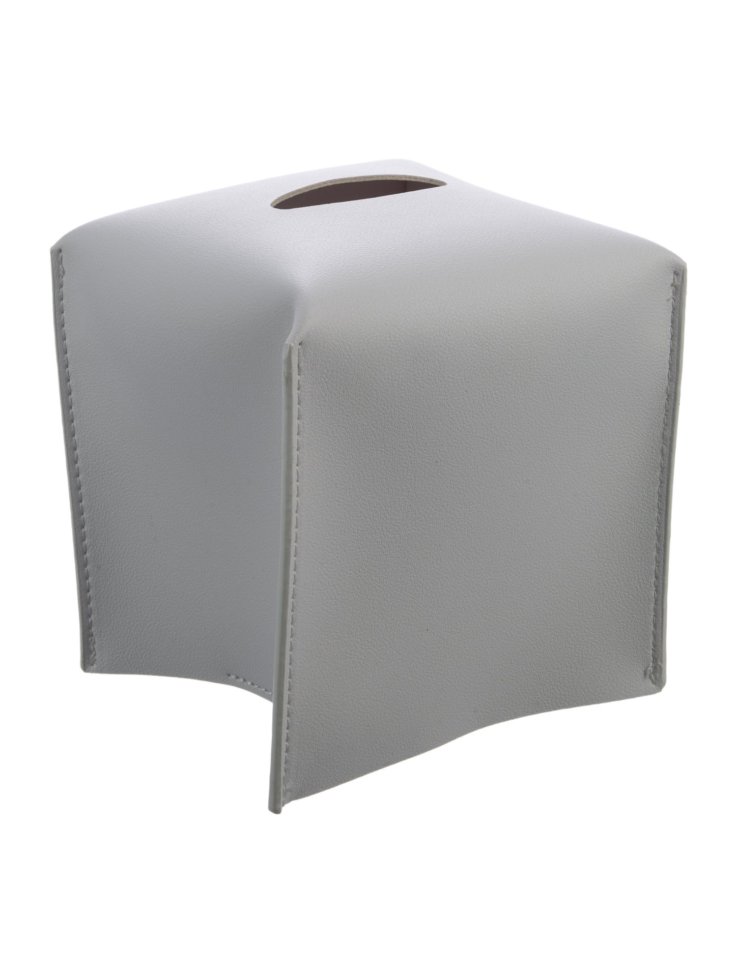 Nicole Sassaman Leather Tissue Box Cover