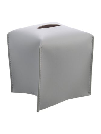 Nicole Sassaman Leather Tissue Box Cover