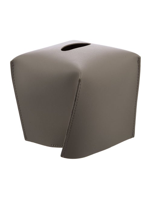 Nicole Sassaman Leather Tissue Box Cover
