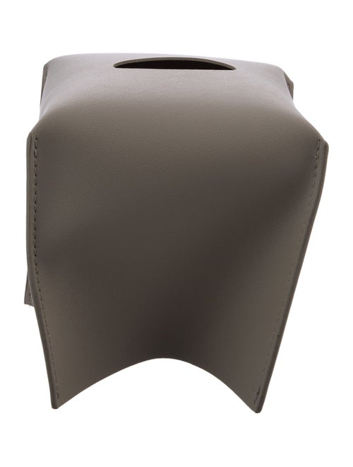 Nicole Sassaman Leather Tissue Box Cover