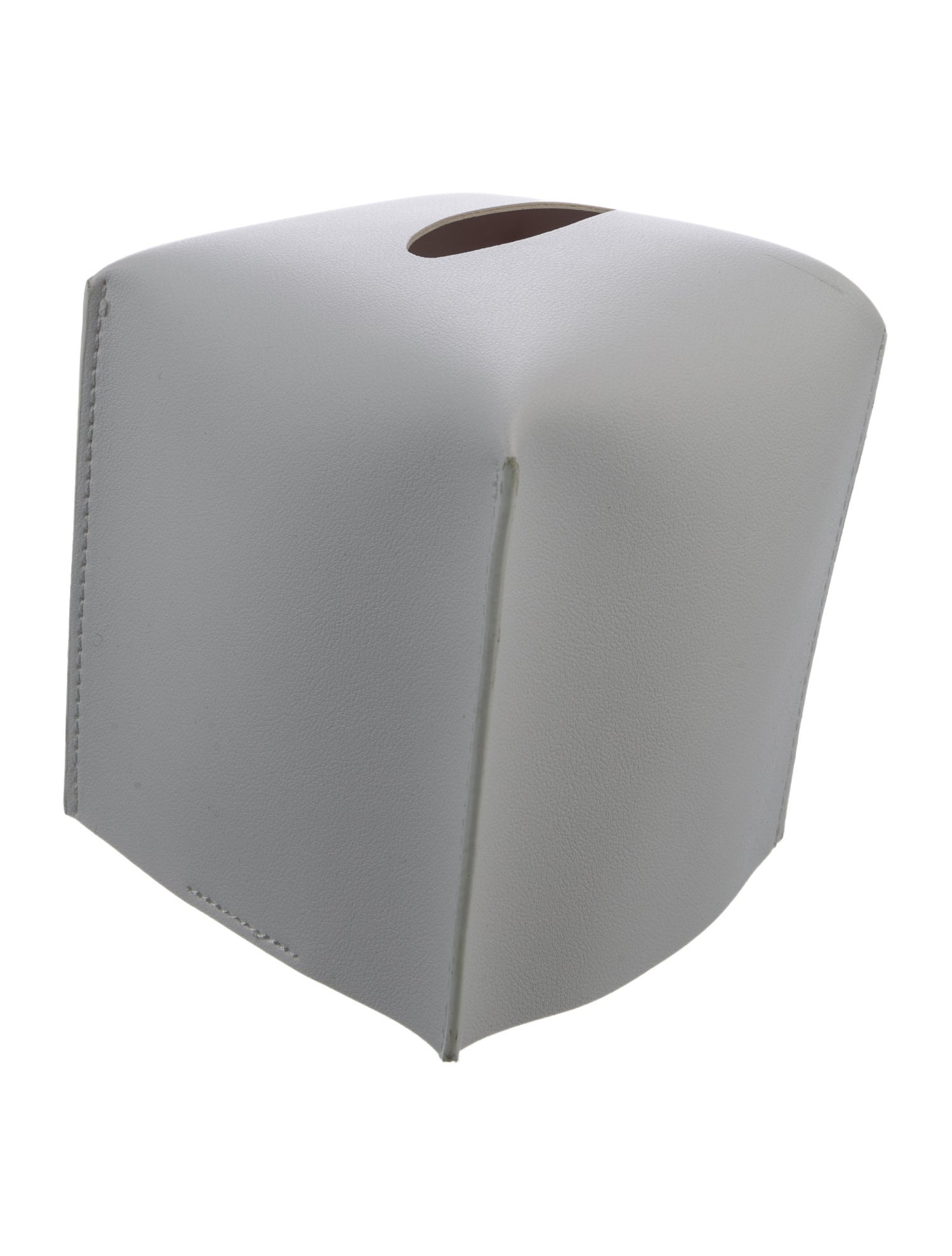 Nicole Sassaman Leather Tissue Box Cover