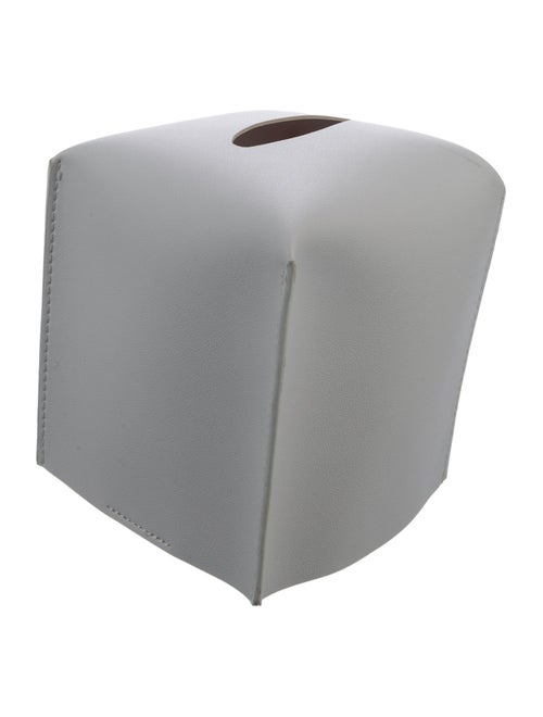 Nicole Sassaman Leather Tissue Box Cover