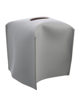 Nicole Sassaman Leather Tissue Box Cover