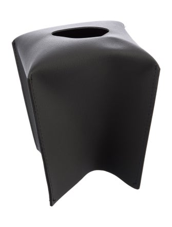 Nicole Sassaman Leather Tissue Box Cover
