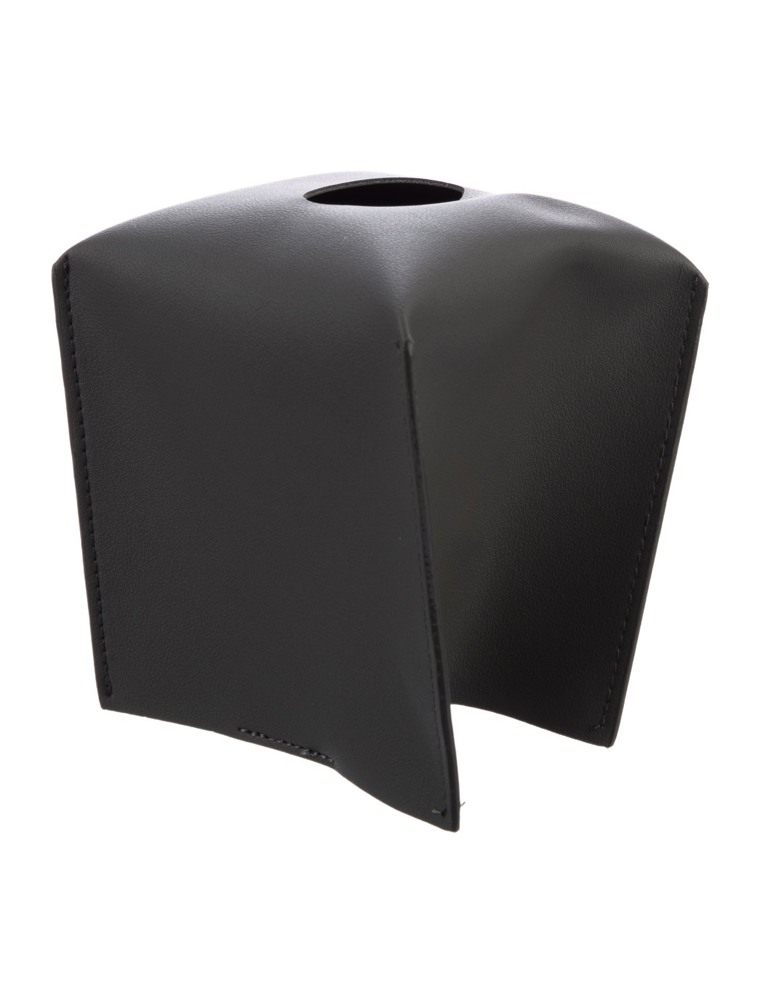 Nicole Sassaman Leather Tissue Box Cover