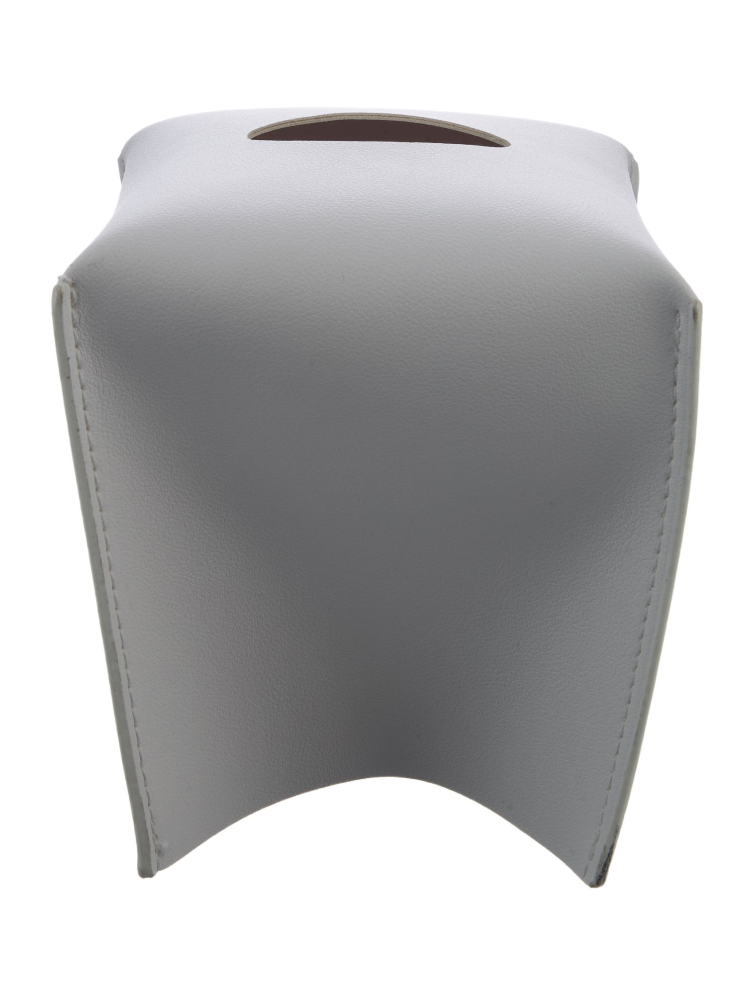 Nicole Sassaman Leather Tissue Box Cover