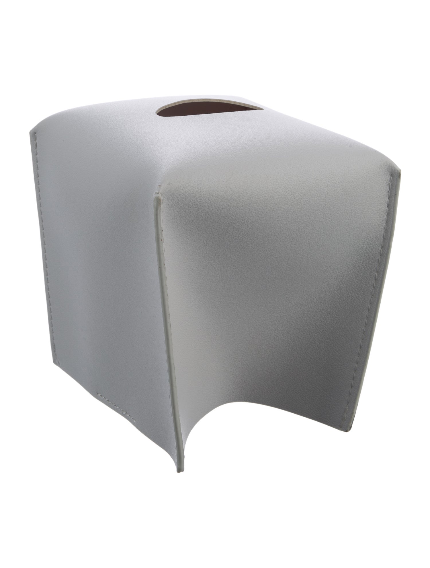 Nicole Sassaman Leather Tissue Box Cover