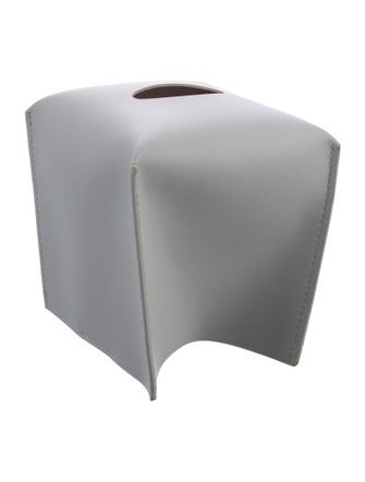 Nicole Sassaman Leather Tissue Box Cover