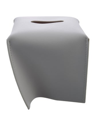 Nicole Sassaman Leather Tissue Box Cover