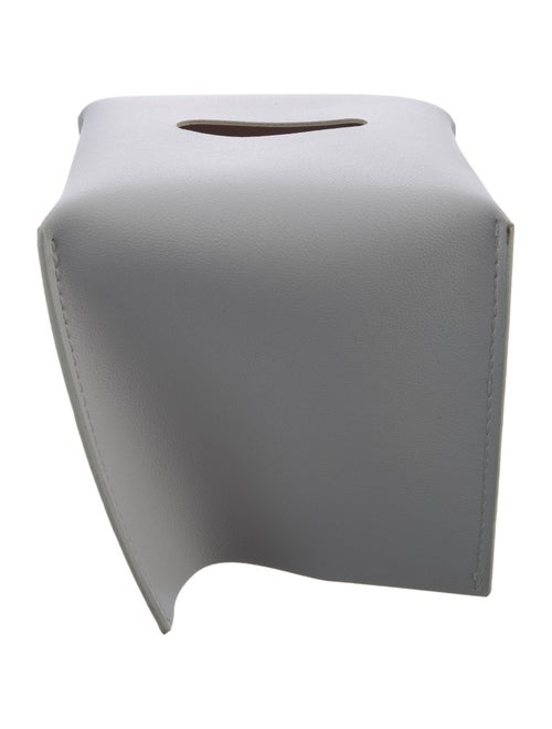Nicole Sassaman Leather Tissue Box Cover