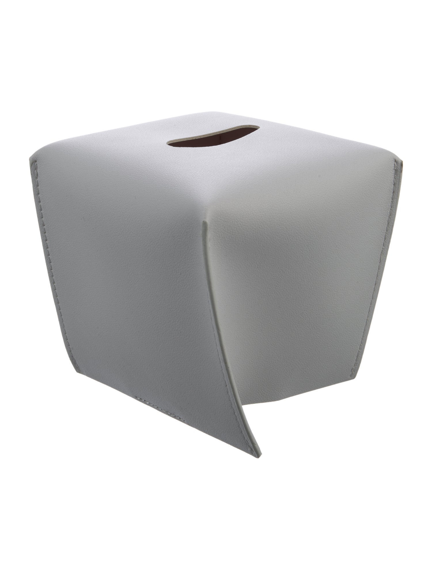 Nicole Sassaman Leather Tissue Box Cover
