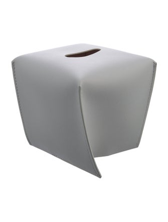 Nicole Sassaman Leather Tissue Box Cover