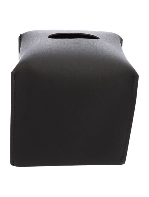 Nicole Sassaman Leather Tissue Box Cover