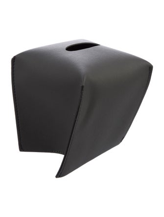 Nicole Sassaman Leather Tissue Box Cover