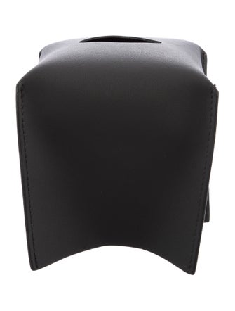 Nicole Sassaman Leather Tissue Box Cover